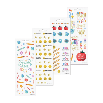 Classroom Brights Teacher - 8 Sticker Sheets